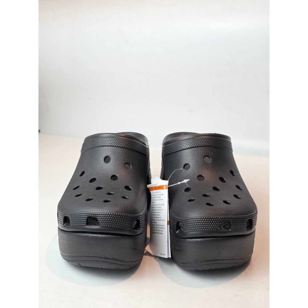 Crocs Siren Clog Men's Size 12 EU 46-47 Black Hyper Heel Platform Slip On Shoes - Picture 4 of 13